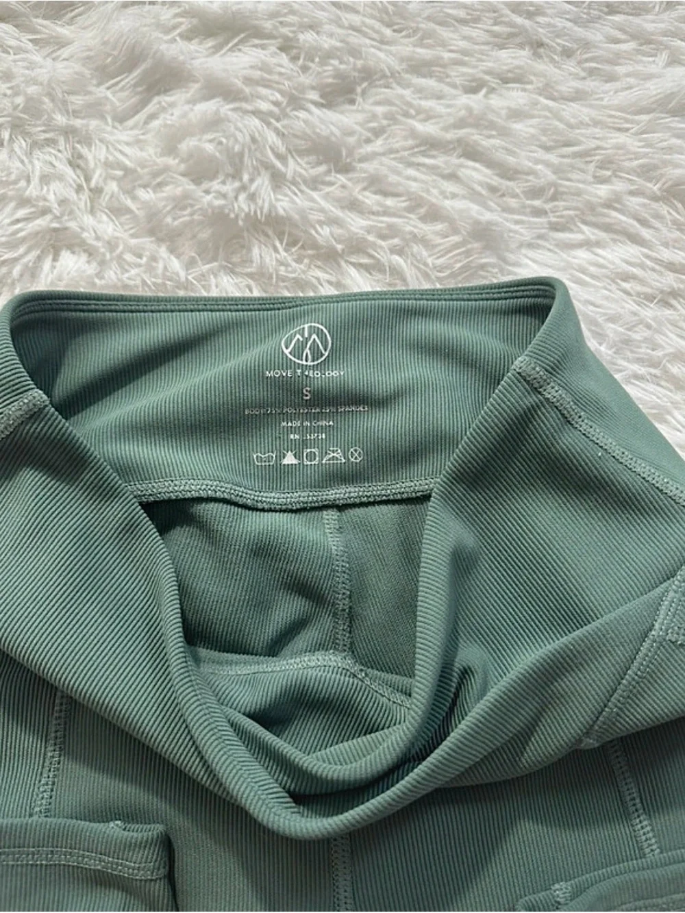 High-Waist Olive Green Women’s Leggings